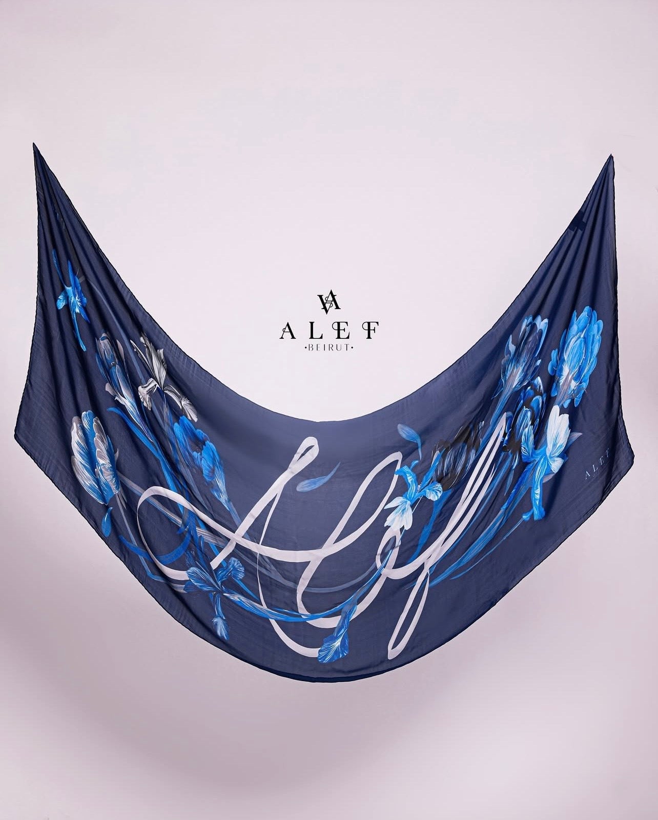 Ribbon Pure Silk Rectangle Shawl