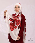 Ribbon Pure Silk Rectangle Shawl