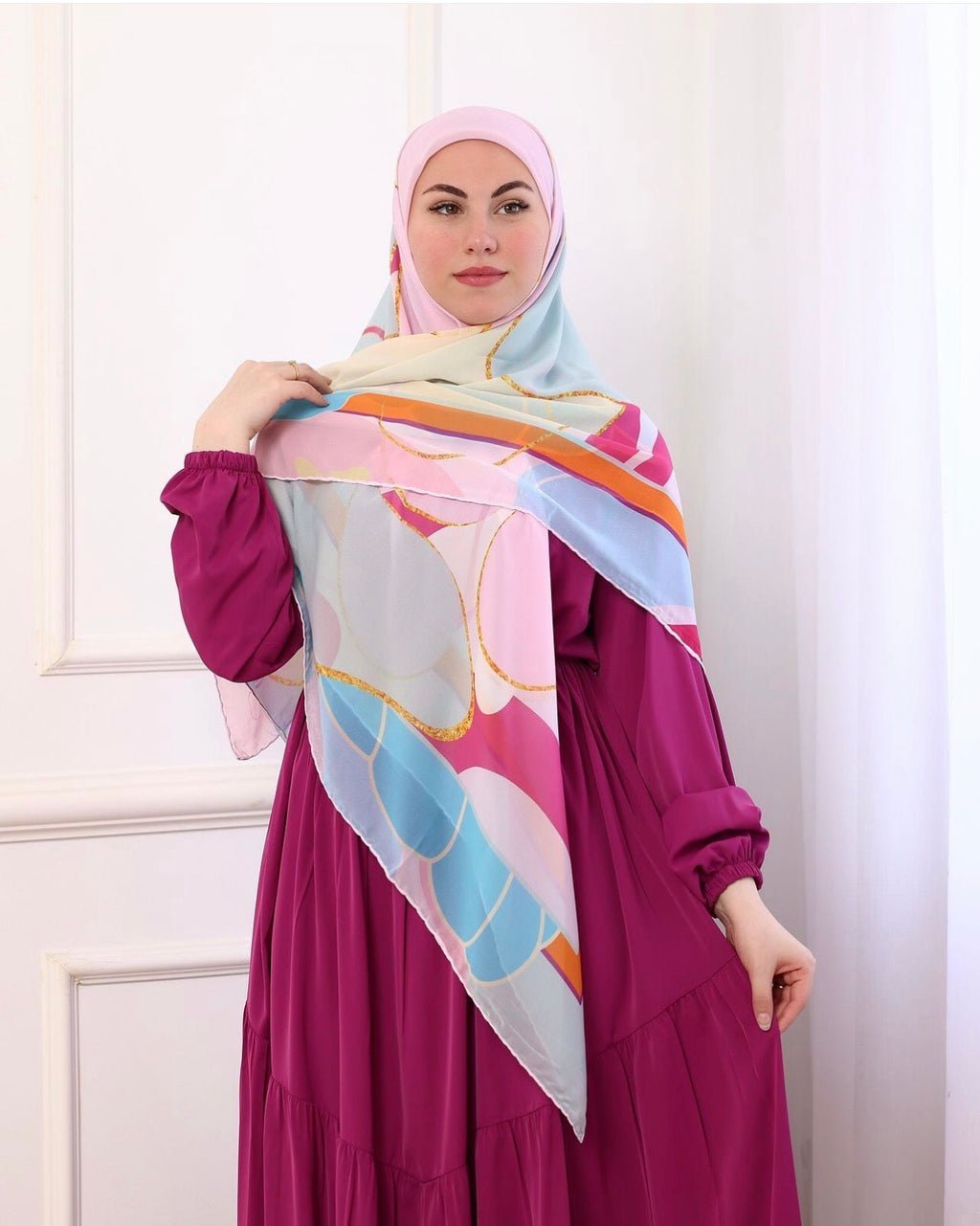 Lura Semi-silk echarpe