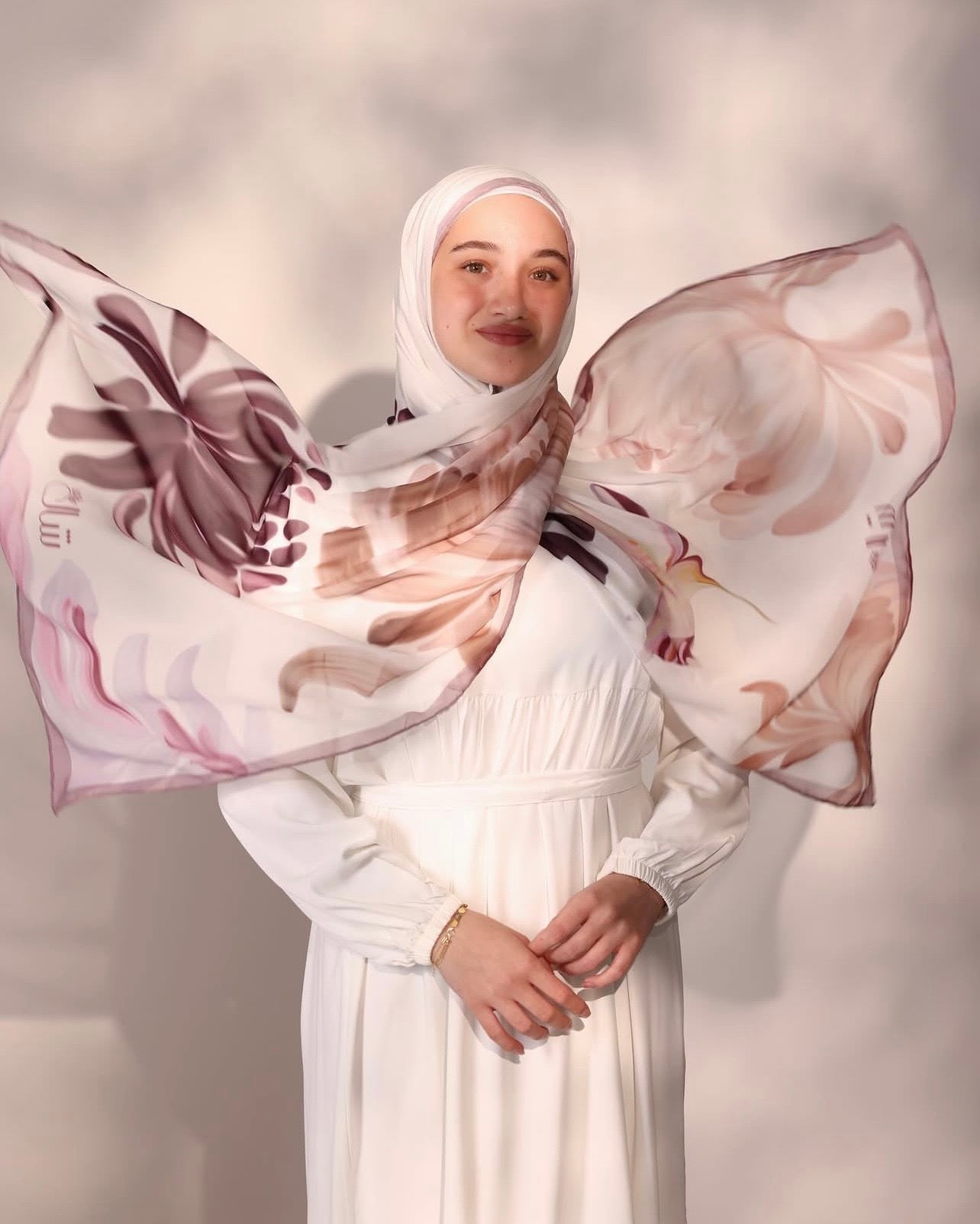 Peonia Smart-Silk Shawl
