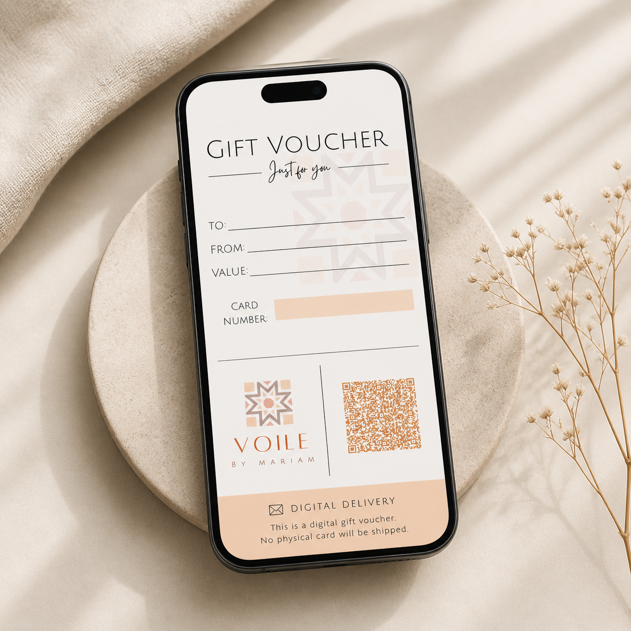 Virtual Gift Voucher