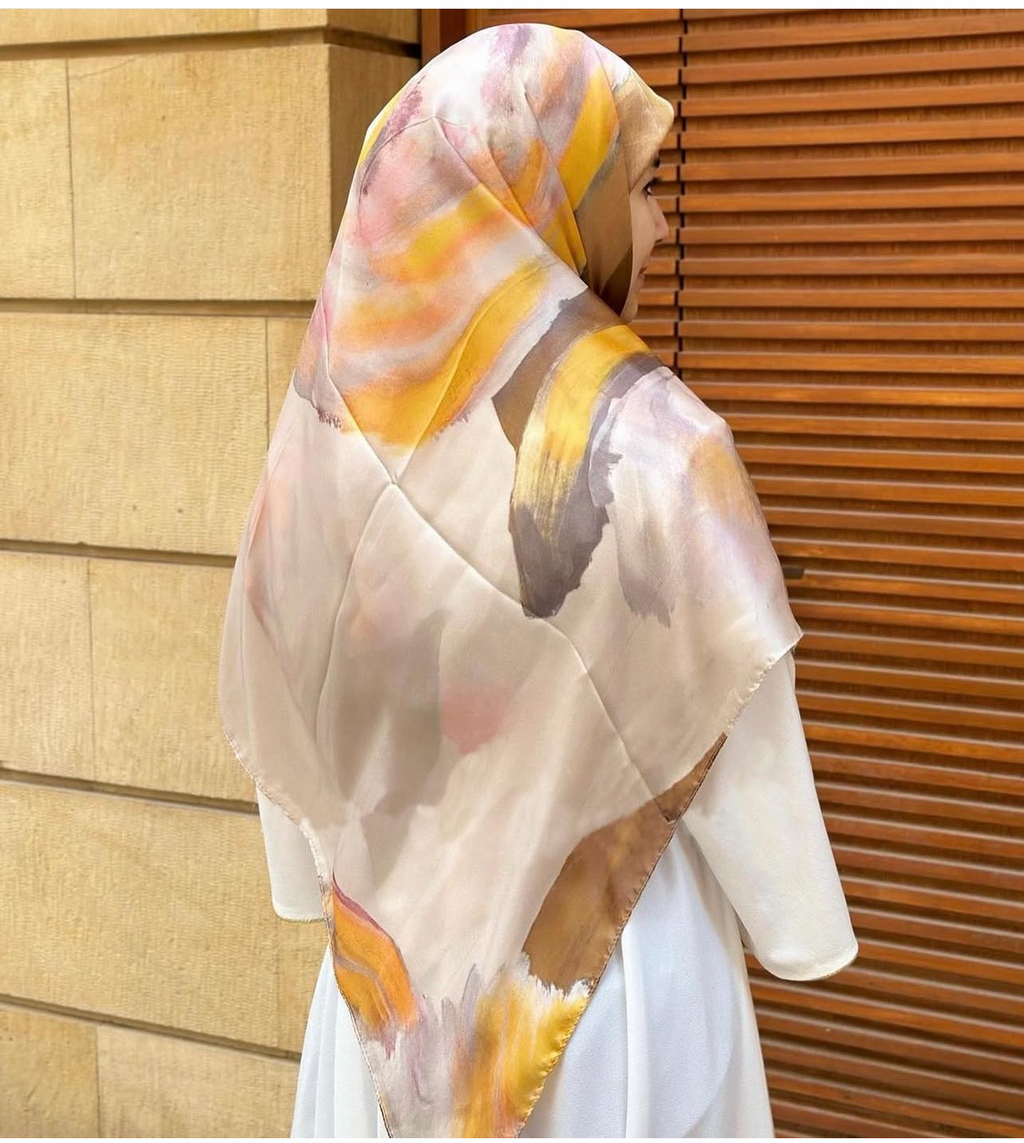 Opulence Silk-satin echarpe