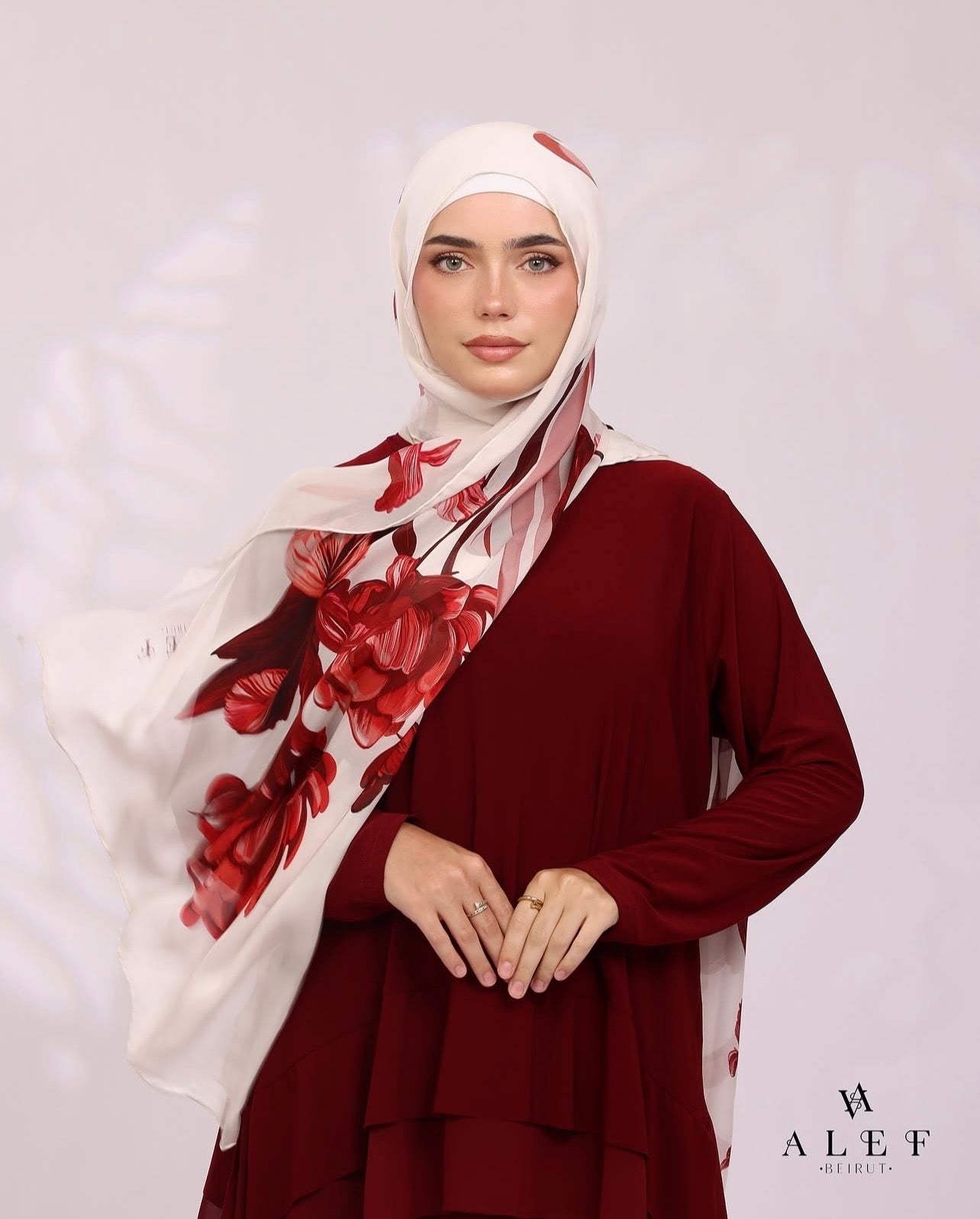 Ribbon Pure Silk Rectangle Shawl