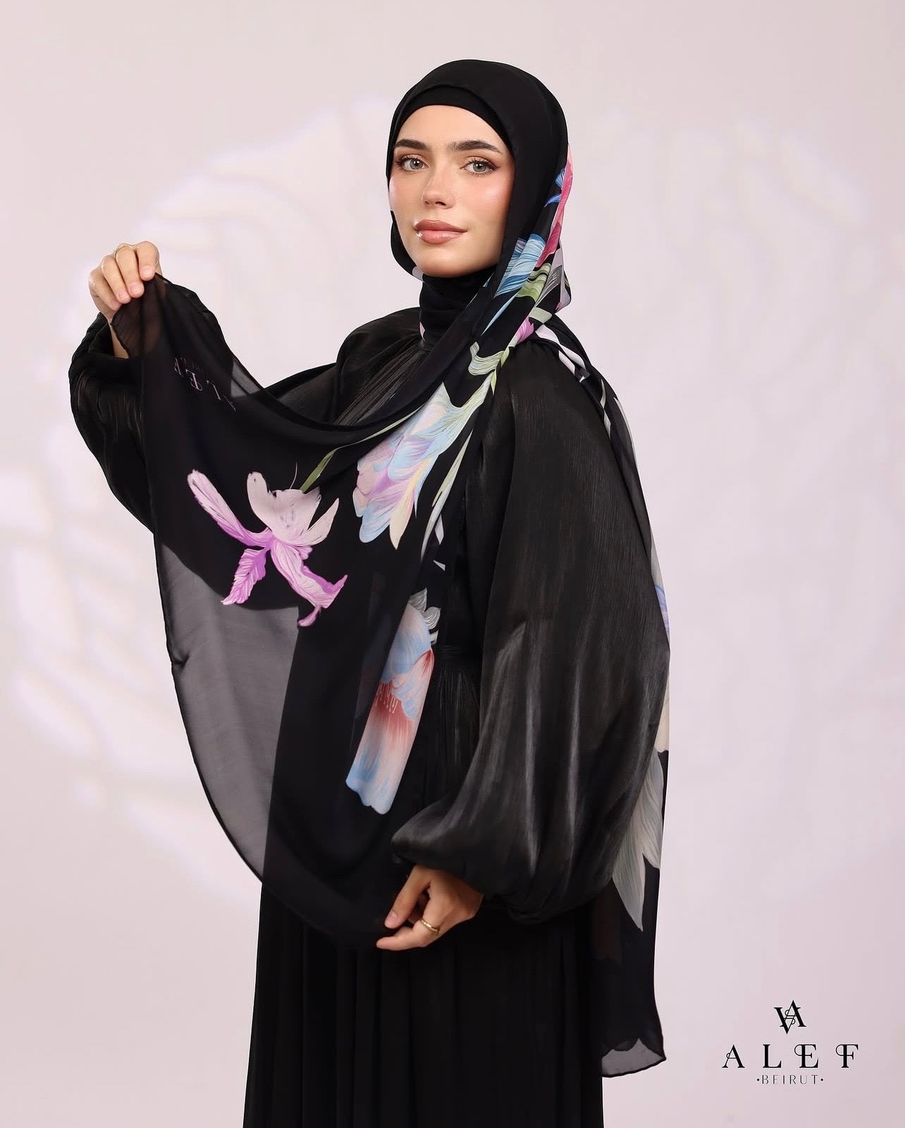 Ribbon Pure Silk Rectangle Shawl