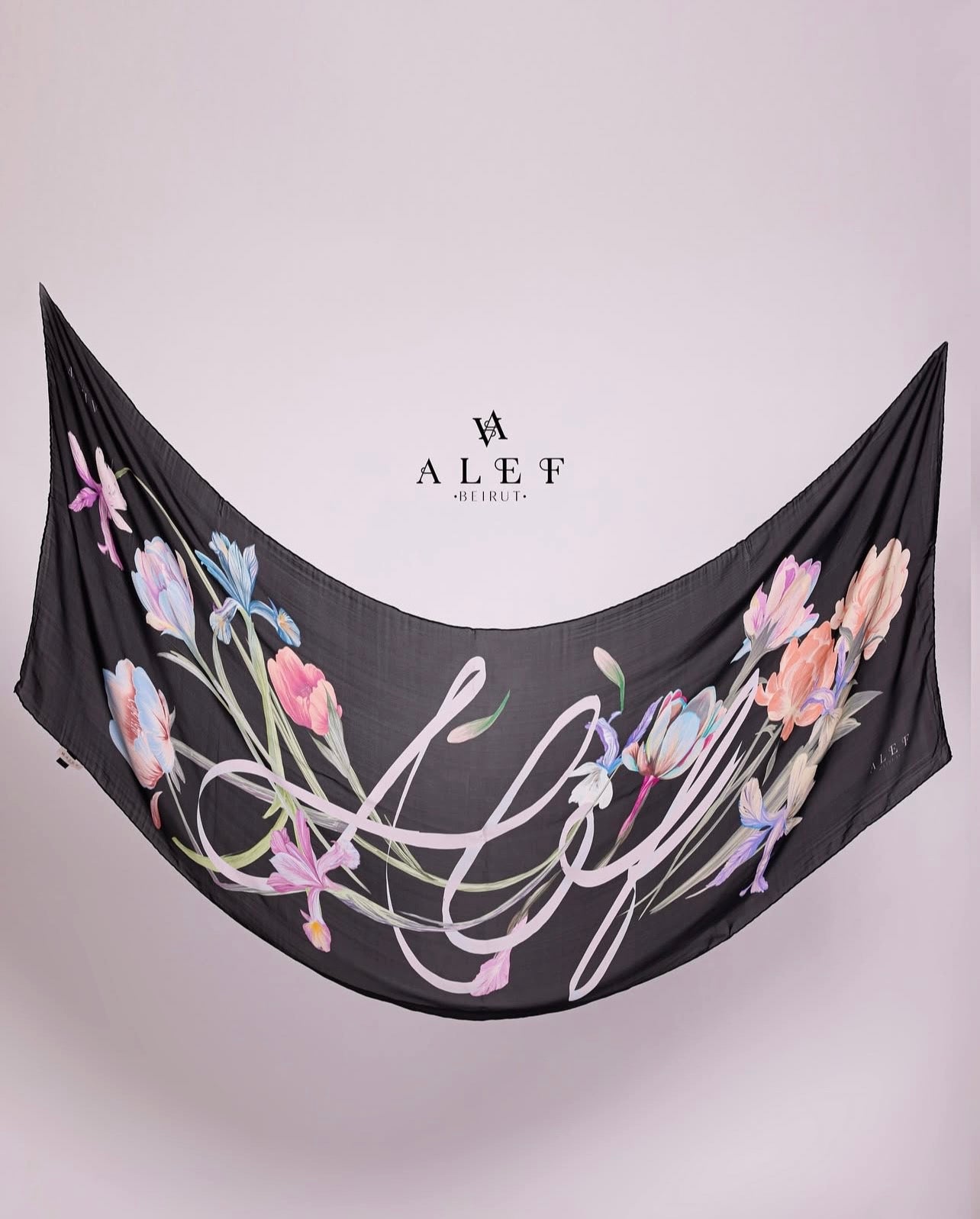 Ribbon Pure Silk Rectangle Shawl
