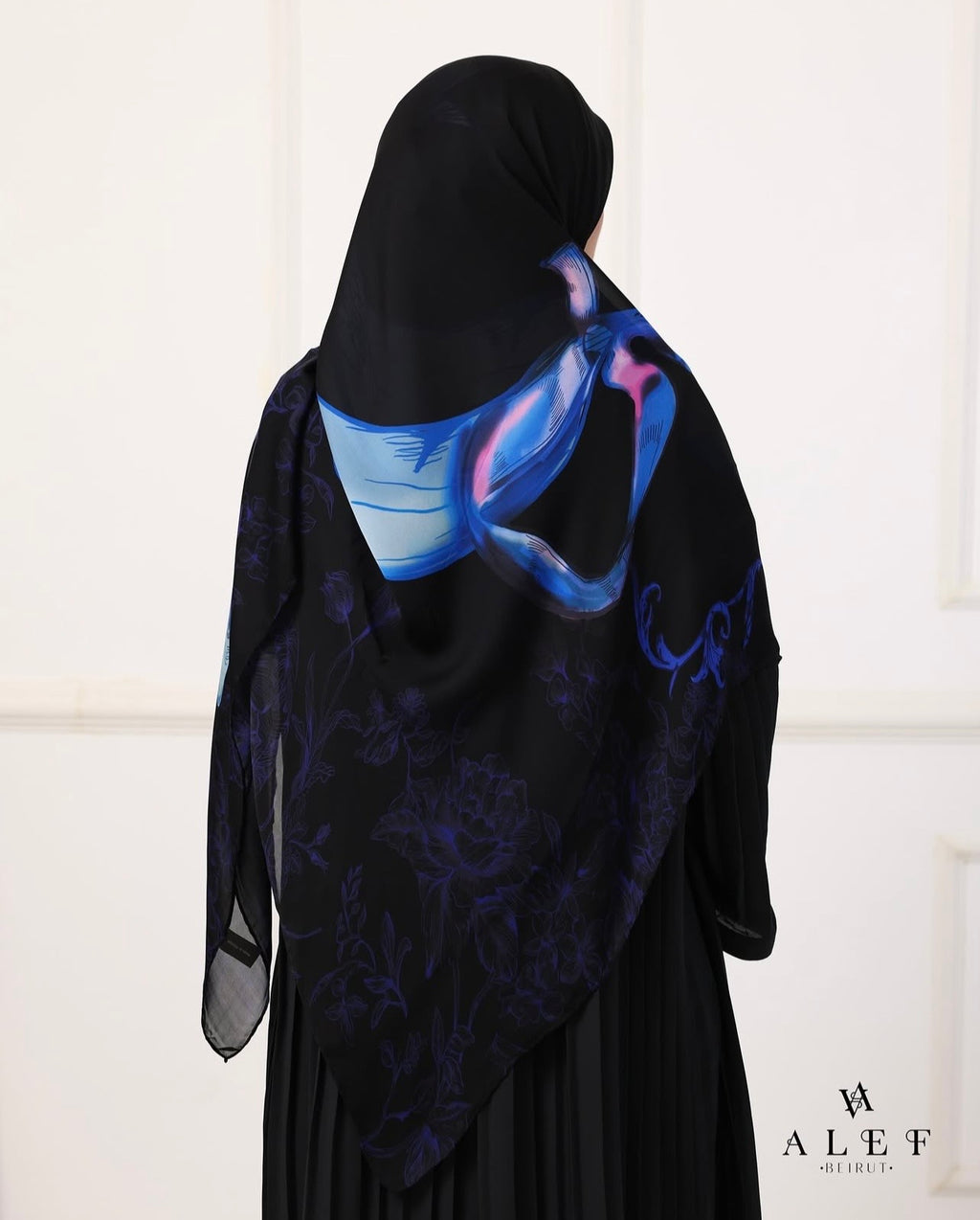 Victorian Era Pure Silk Echarpe