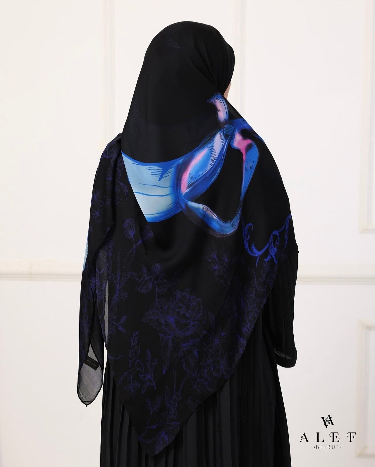 Victorian Era Pure Silk Echarpe
