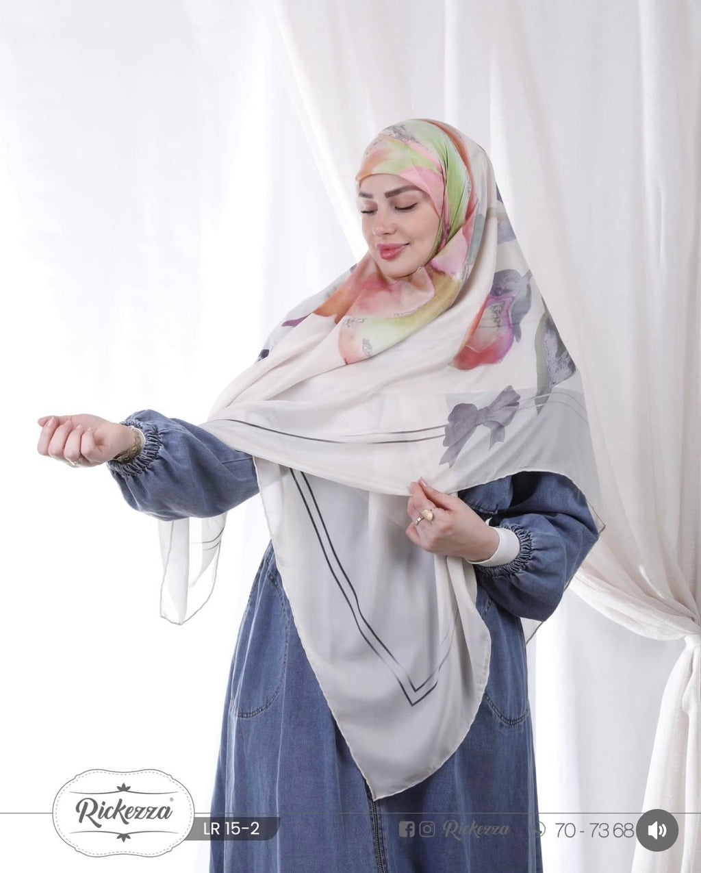 Light Silk Echarpe