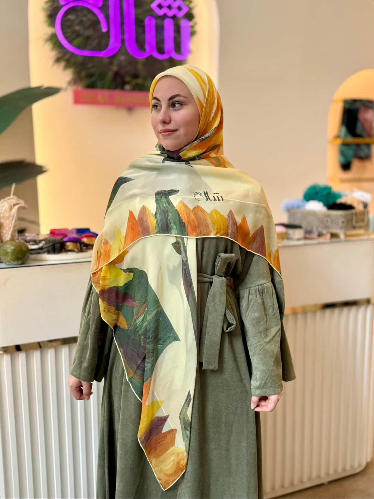 Sunflower Pure Silk Echarpe