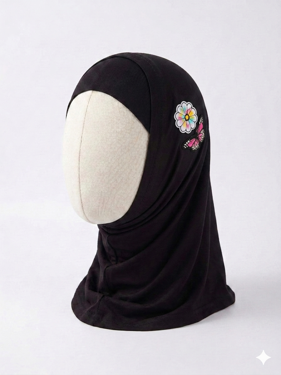 2-Piece Kids Cotton Hijab