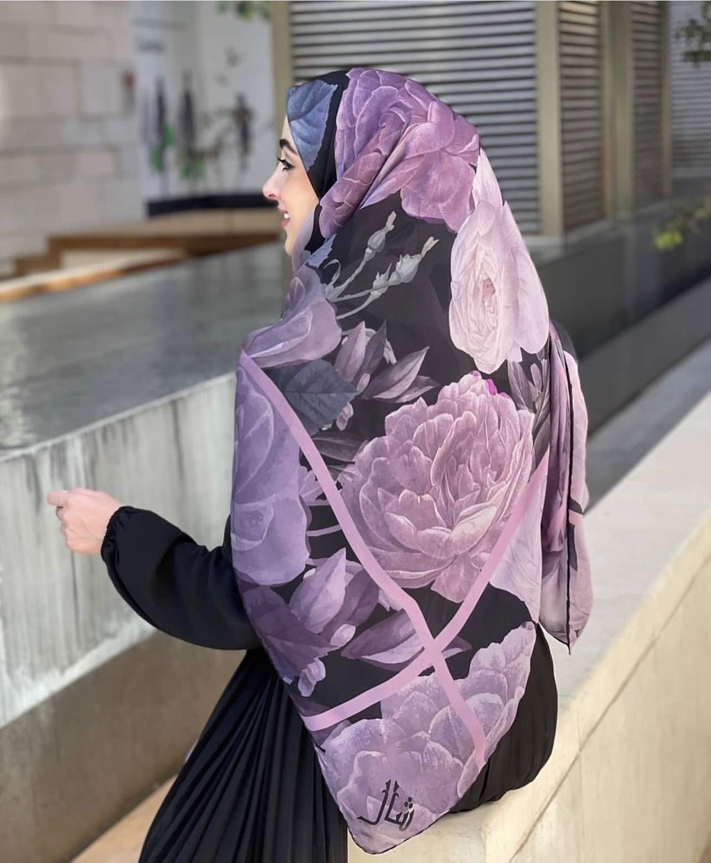 Flowers Pure Silk Echarpe