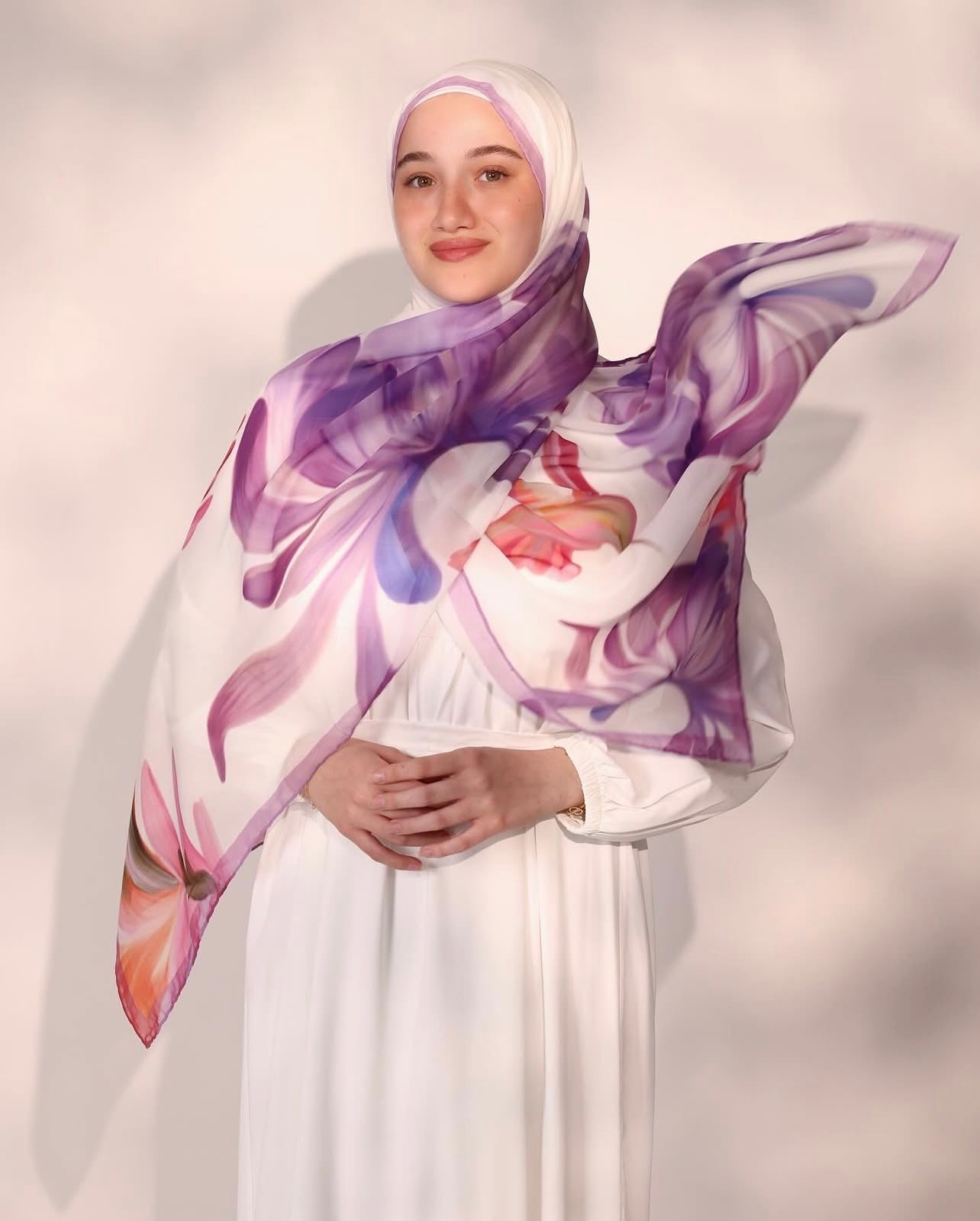 Peonia Smart-Silk Shawl