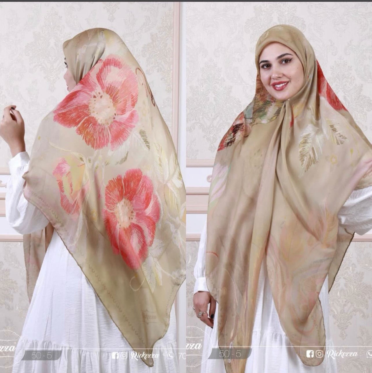 Flora Pure Silk Echarpe