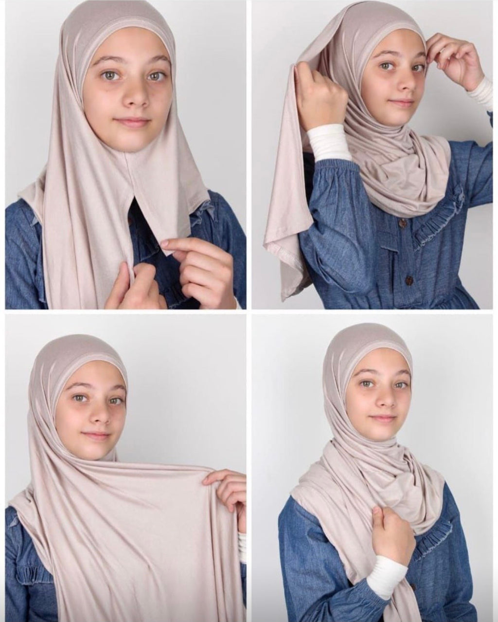 Kids Instant Jersey Hijab