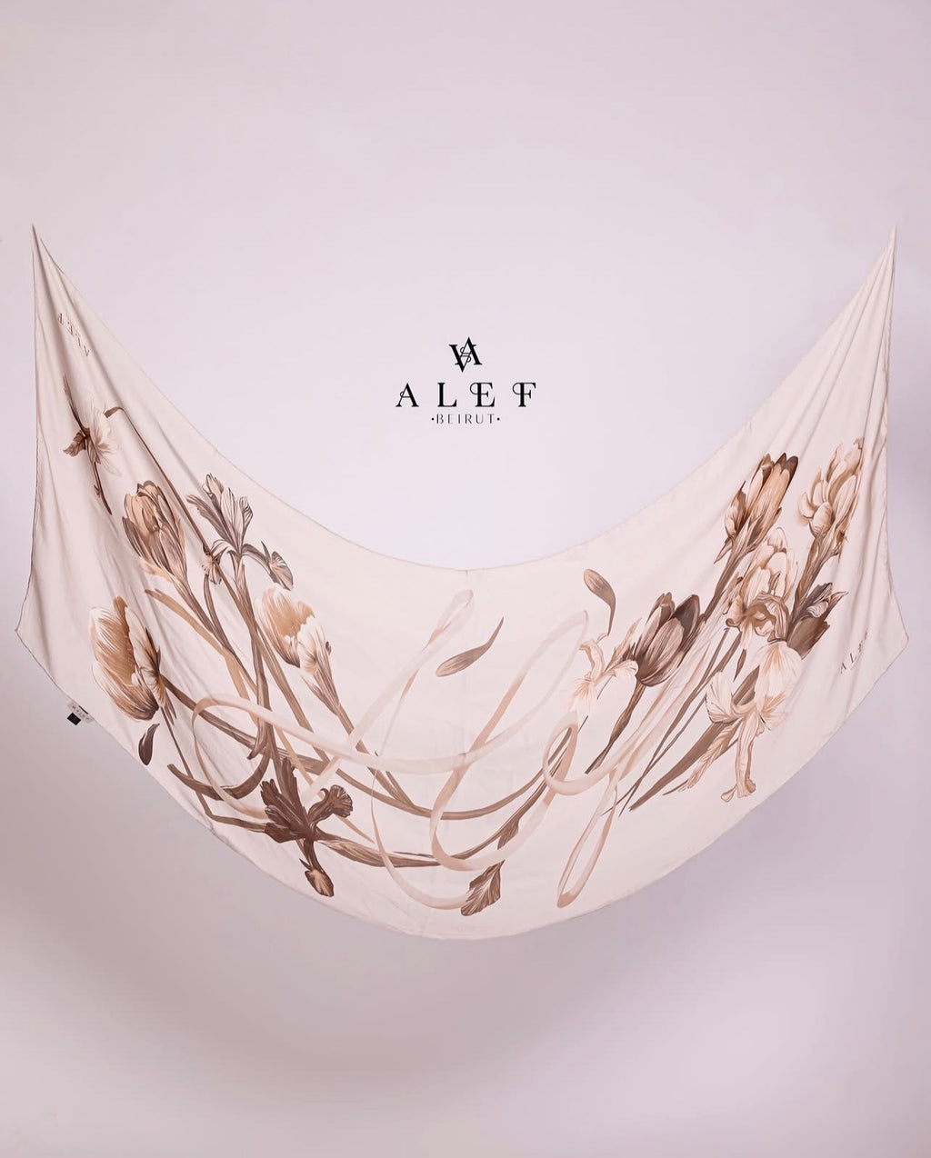 Ribbon Pure Silk Rectangle Shawl