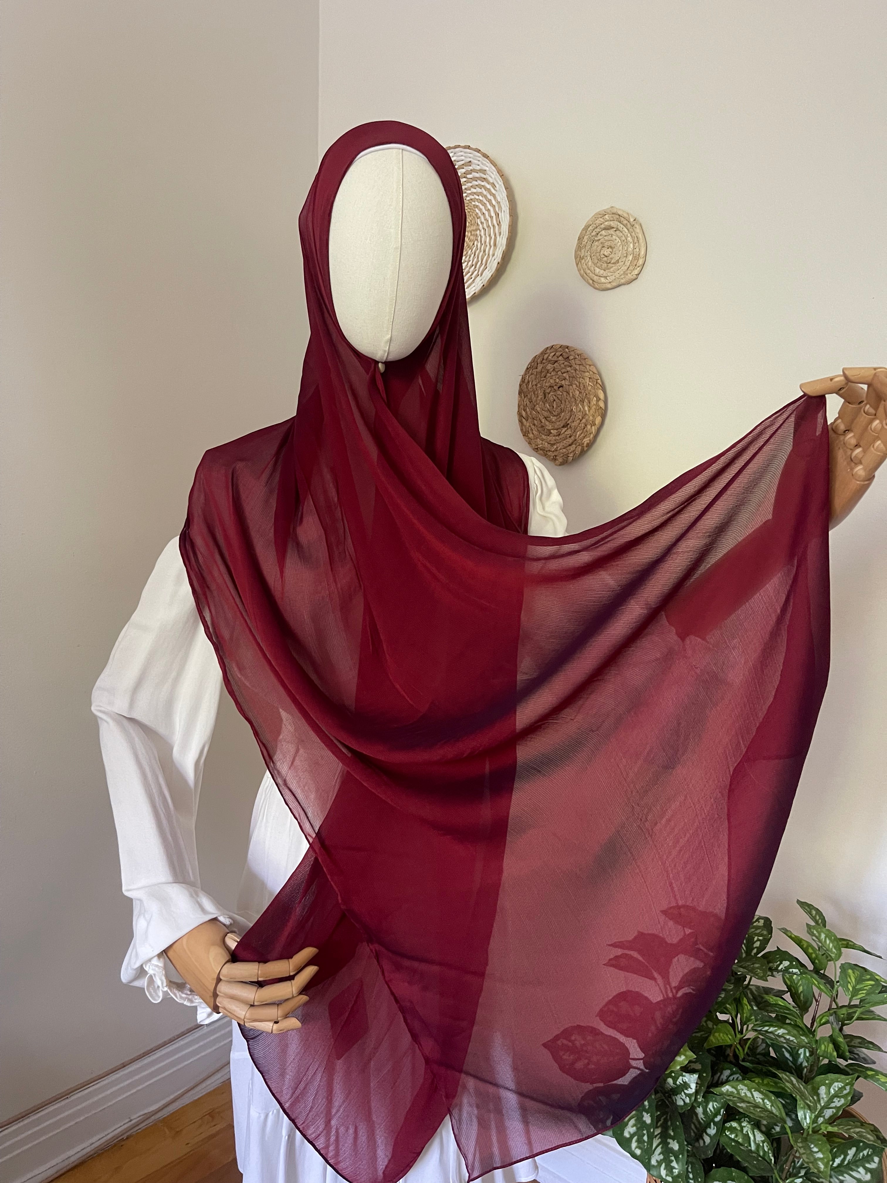 Rainbow Silky Shawl