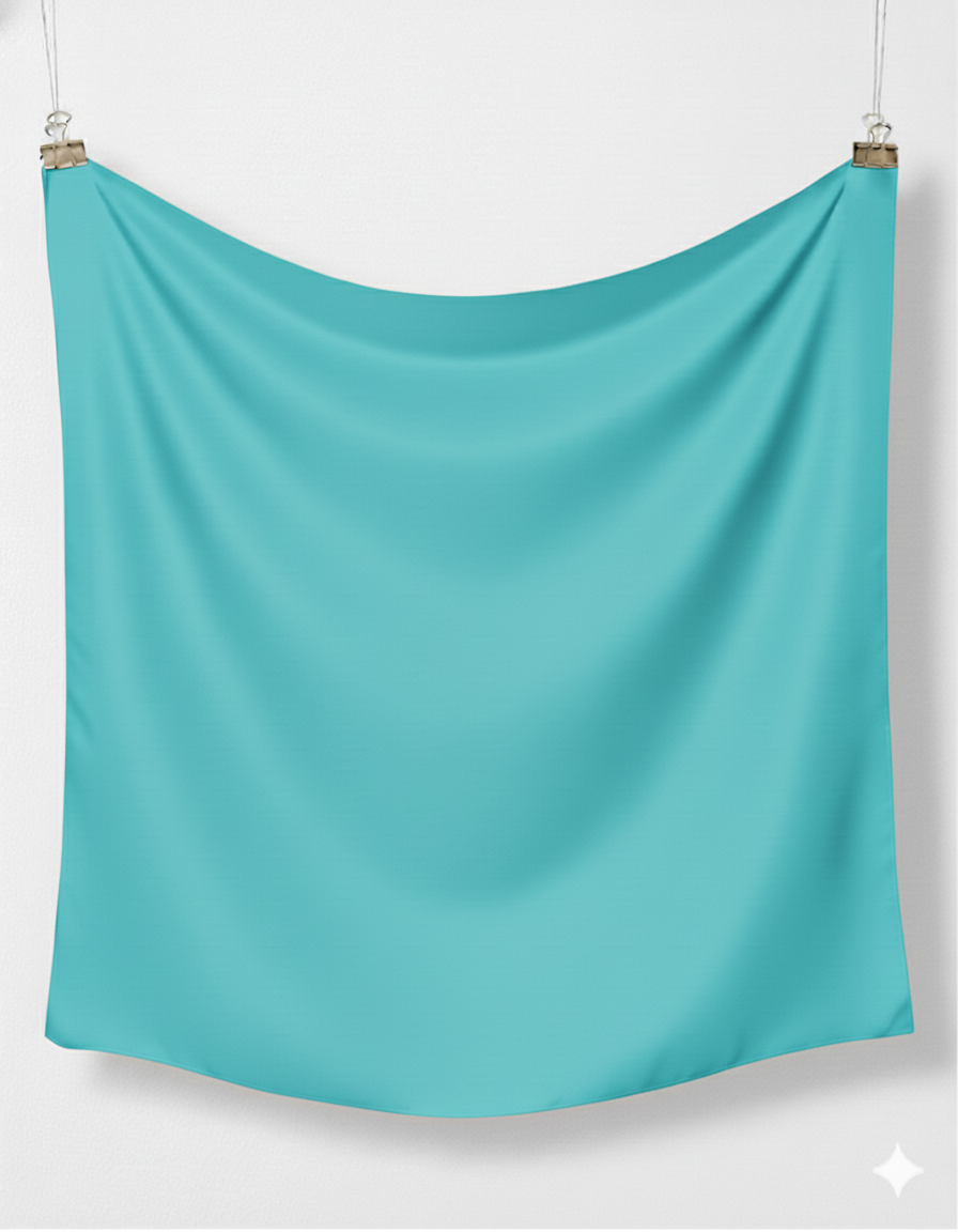 Plain Pure Silk Echarpe