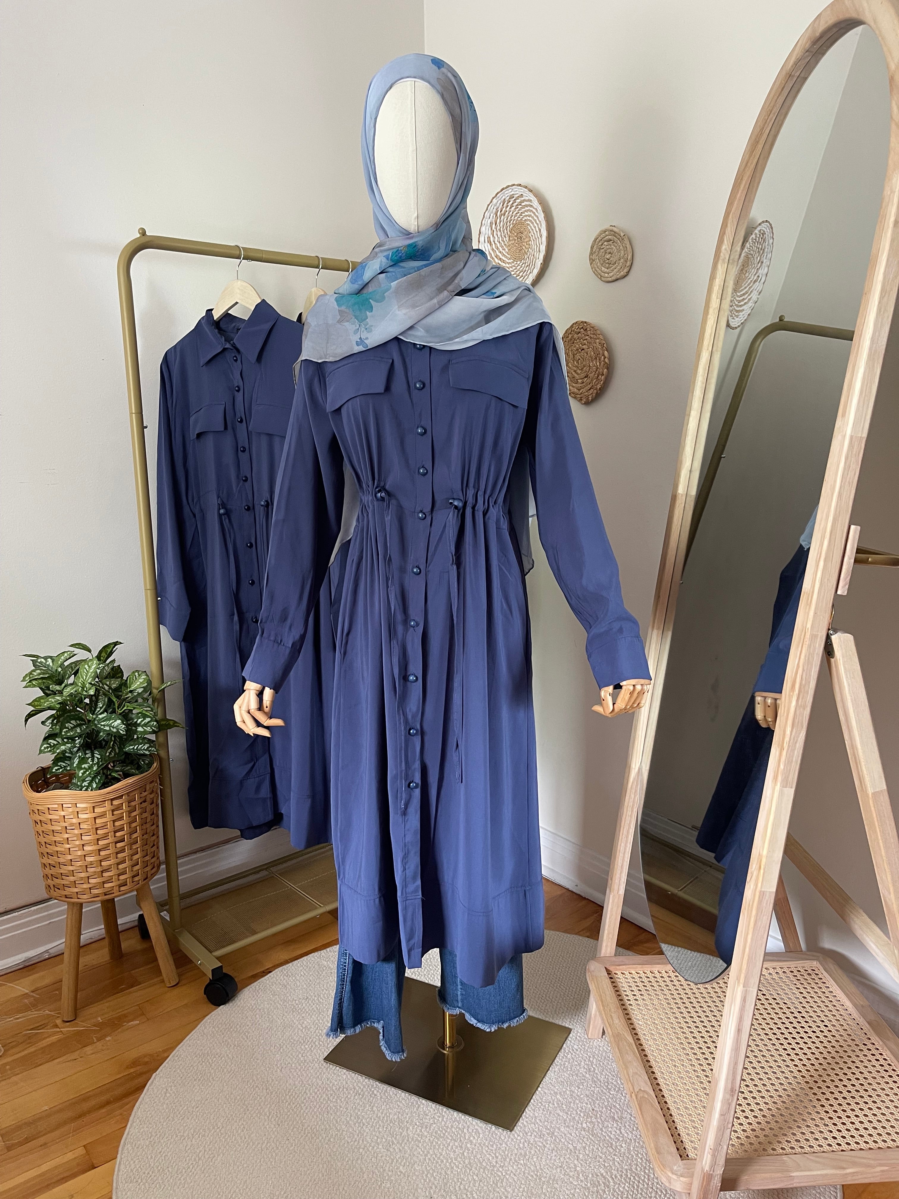 Long Buttoned Tunic
