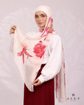 Ribbon Pure Silk Rectangle Shawl
