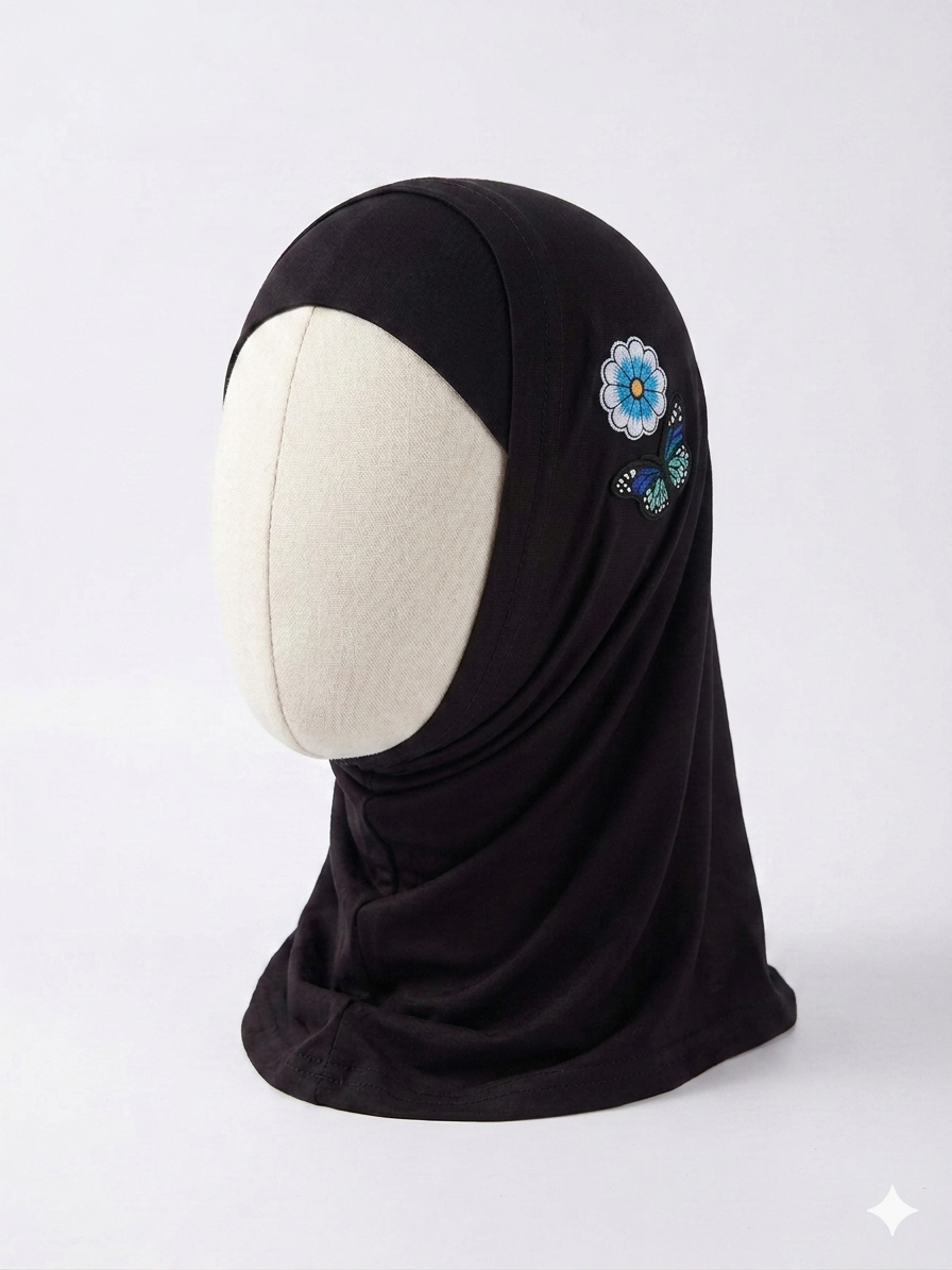 2-Piece Kids Cotton Hijab