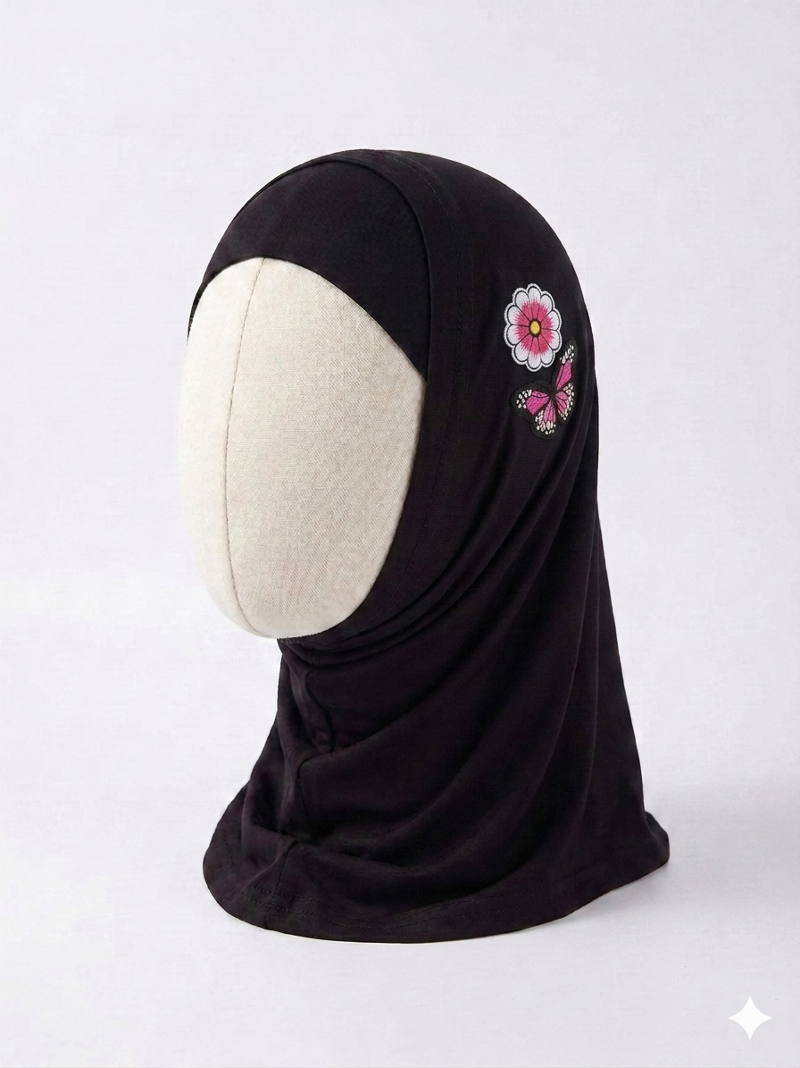 2-Piece Kids Cotton Hijab
