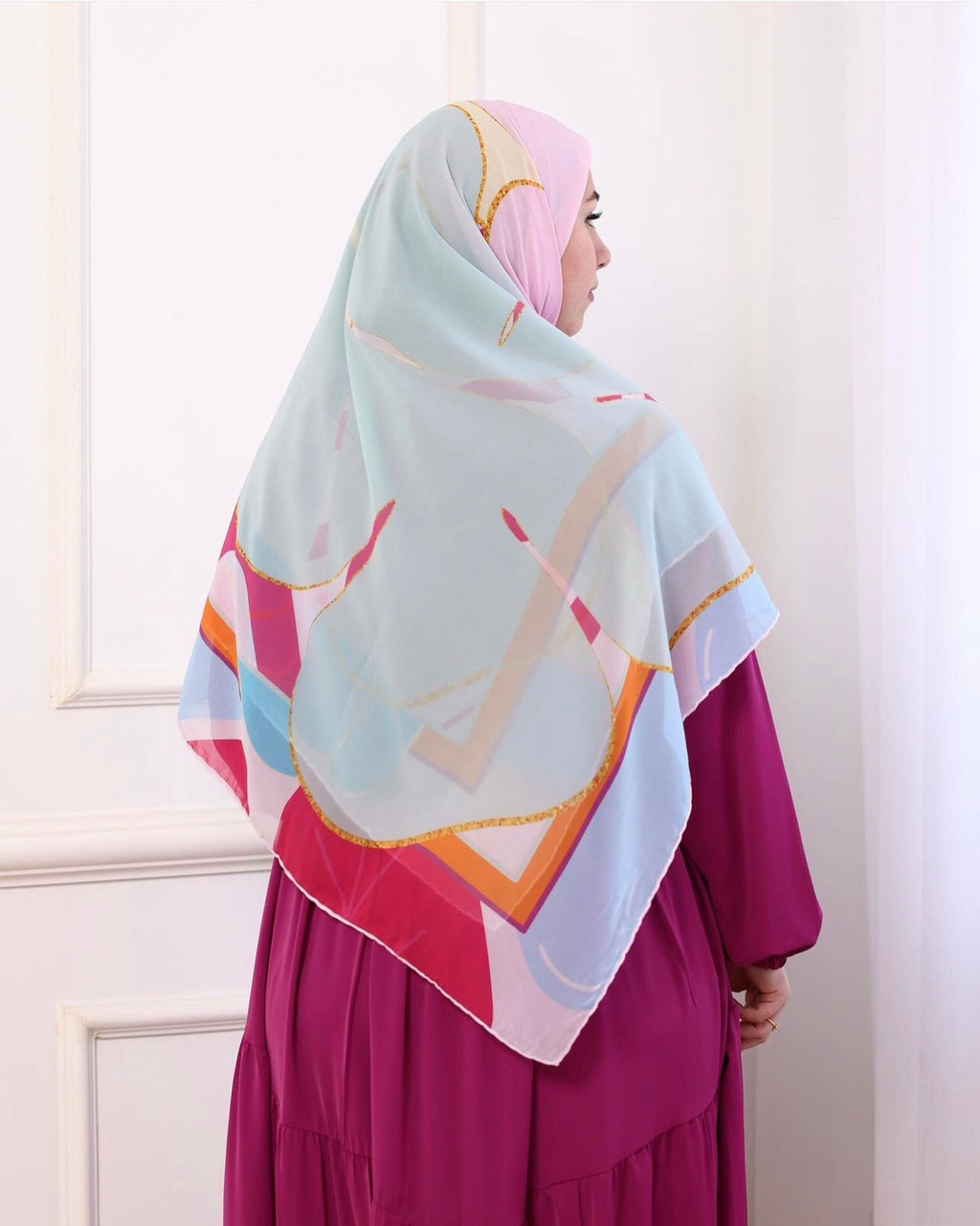Lura Semi-silk echarpe