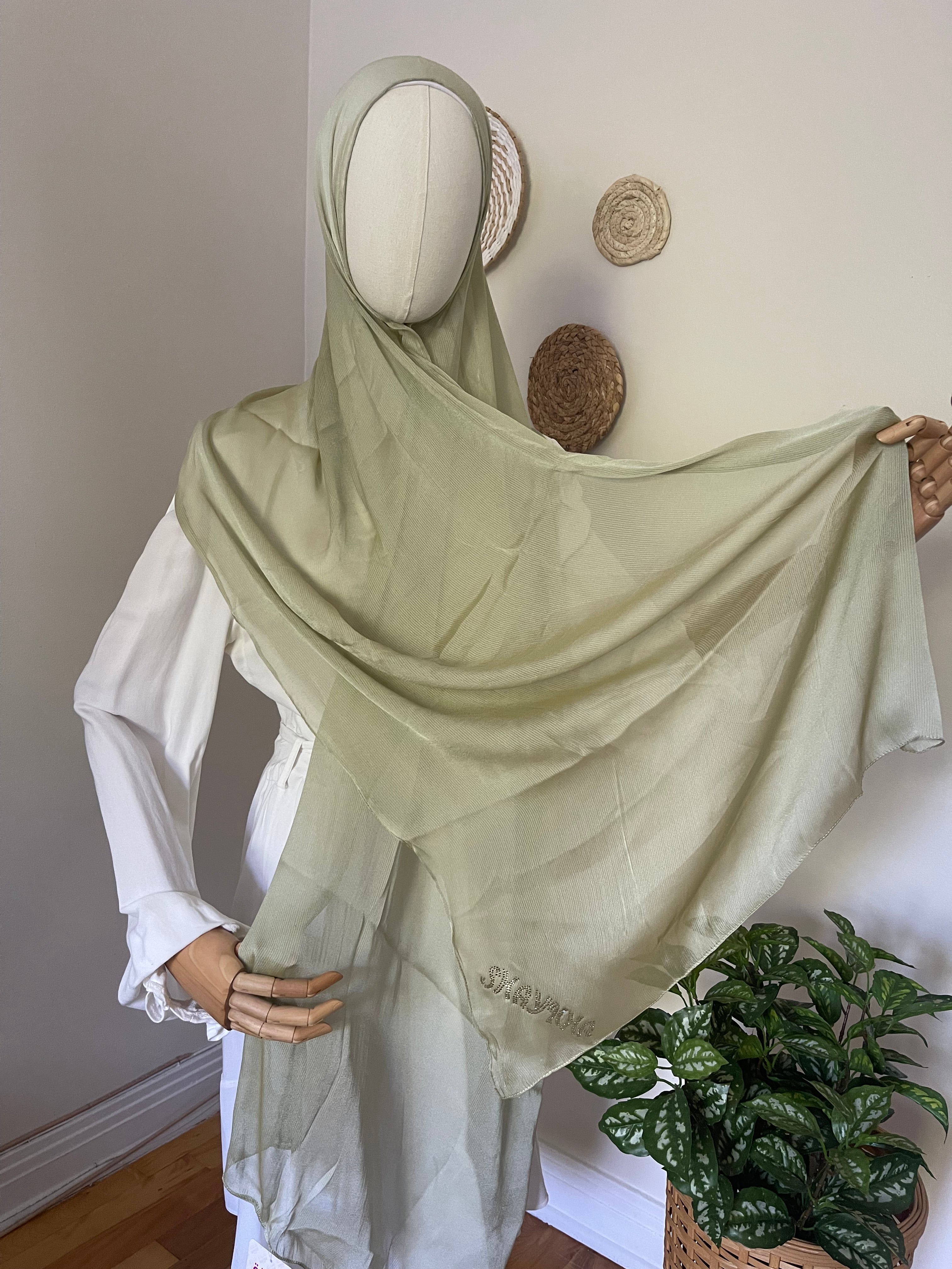 Rainbow Silky Shawl