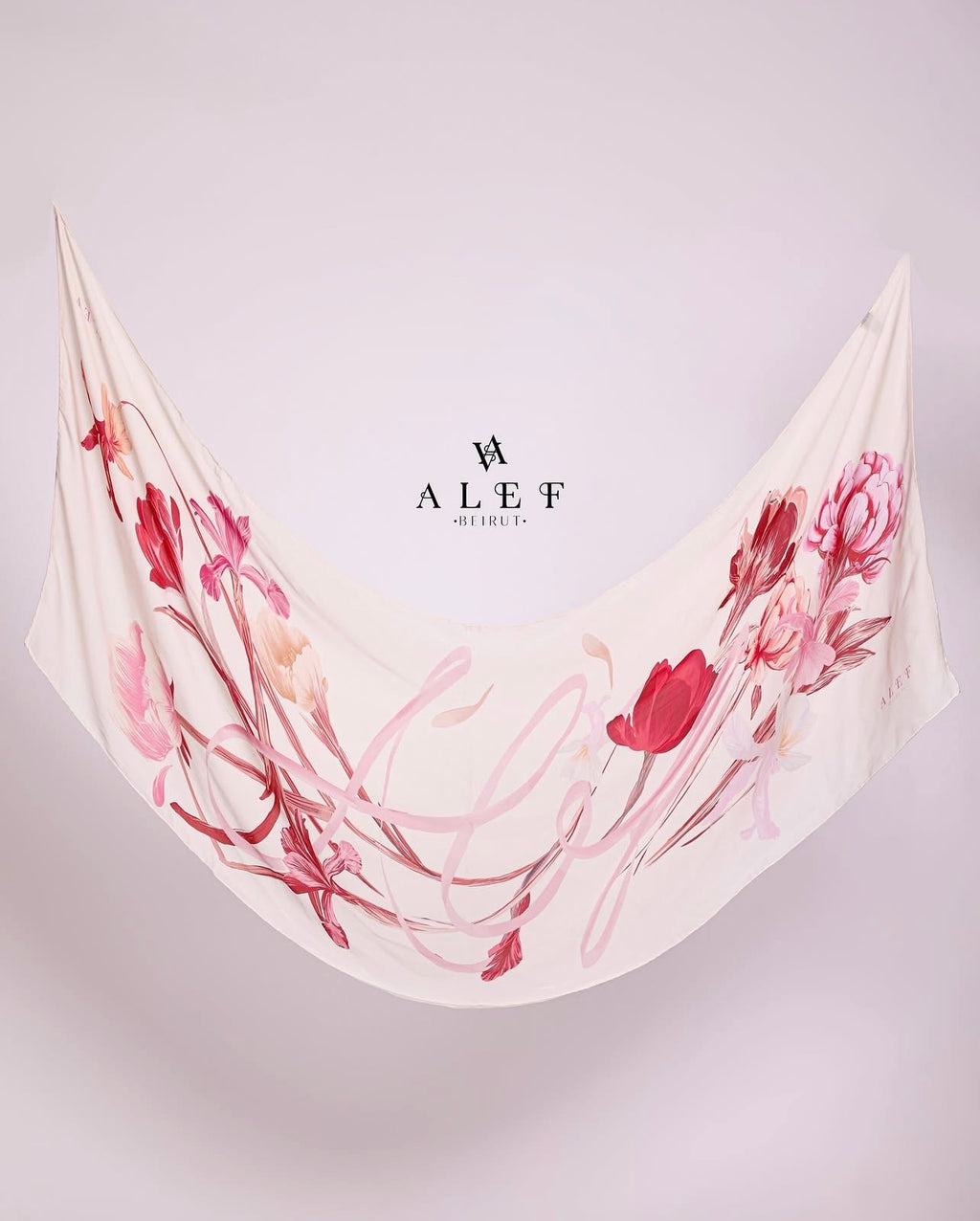 Ribbon Pure Silk Rectangle Shawl