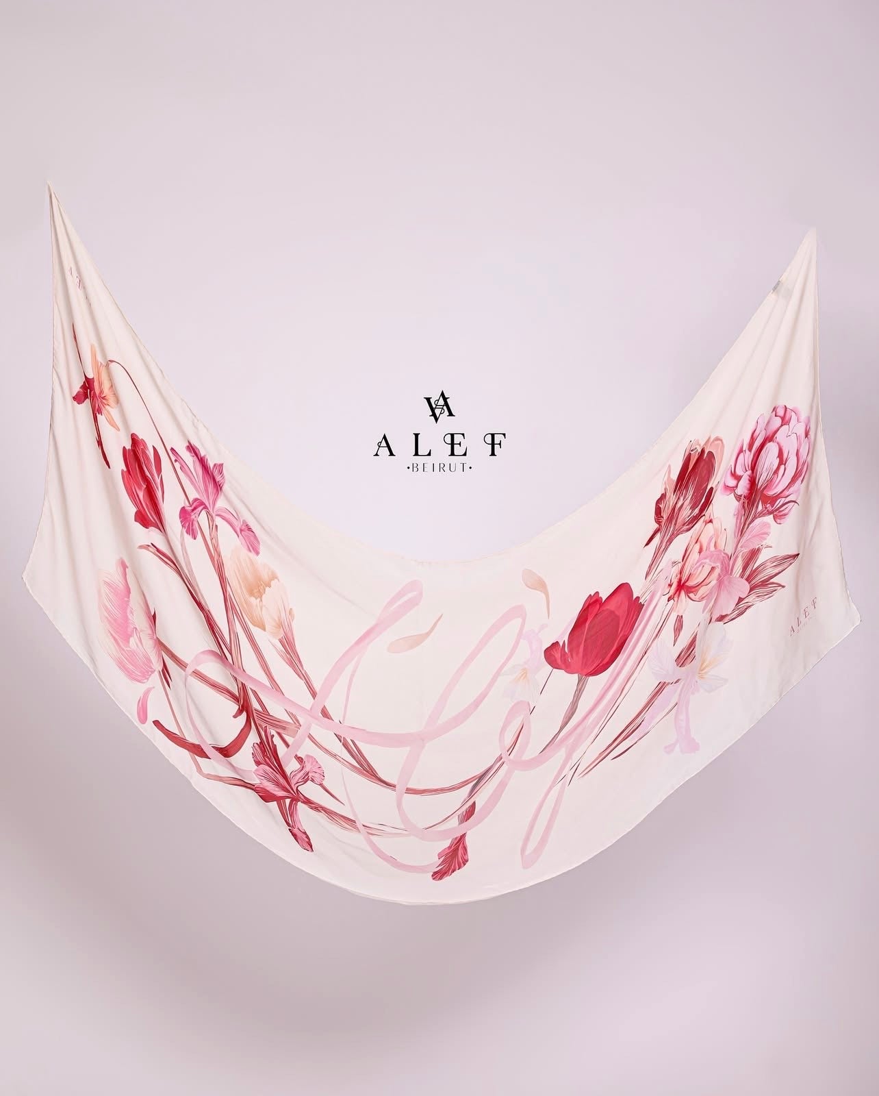 Ribbon Pure Silk Rectangle Shawl