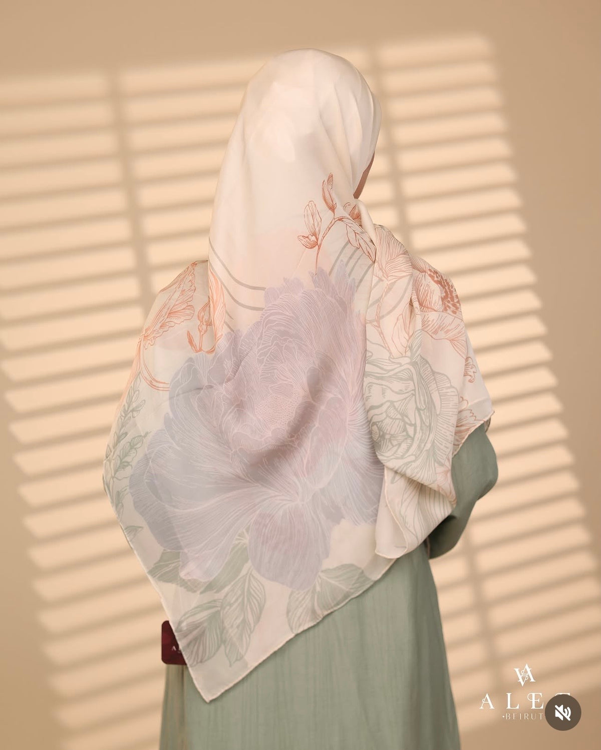 Azure Pure Silk Echarpe