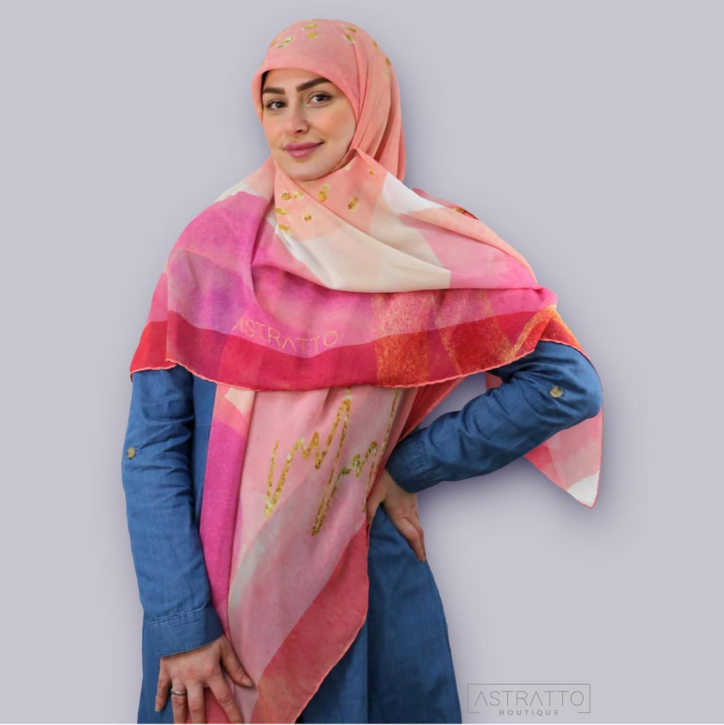 Splashy  Semi-silk echarpe