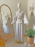 Crepe Skirt Set
