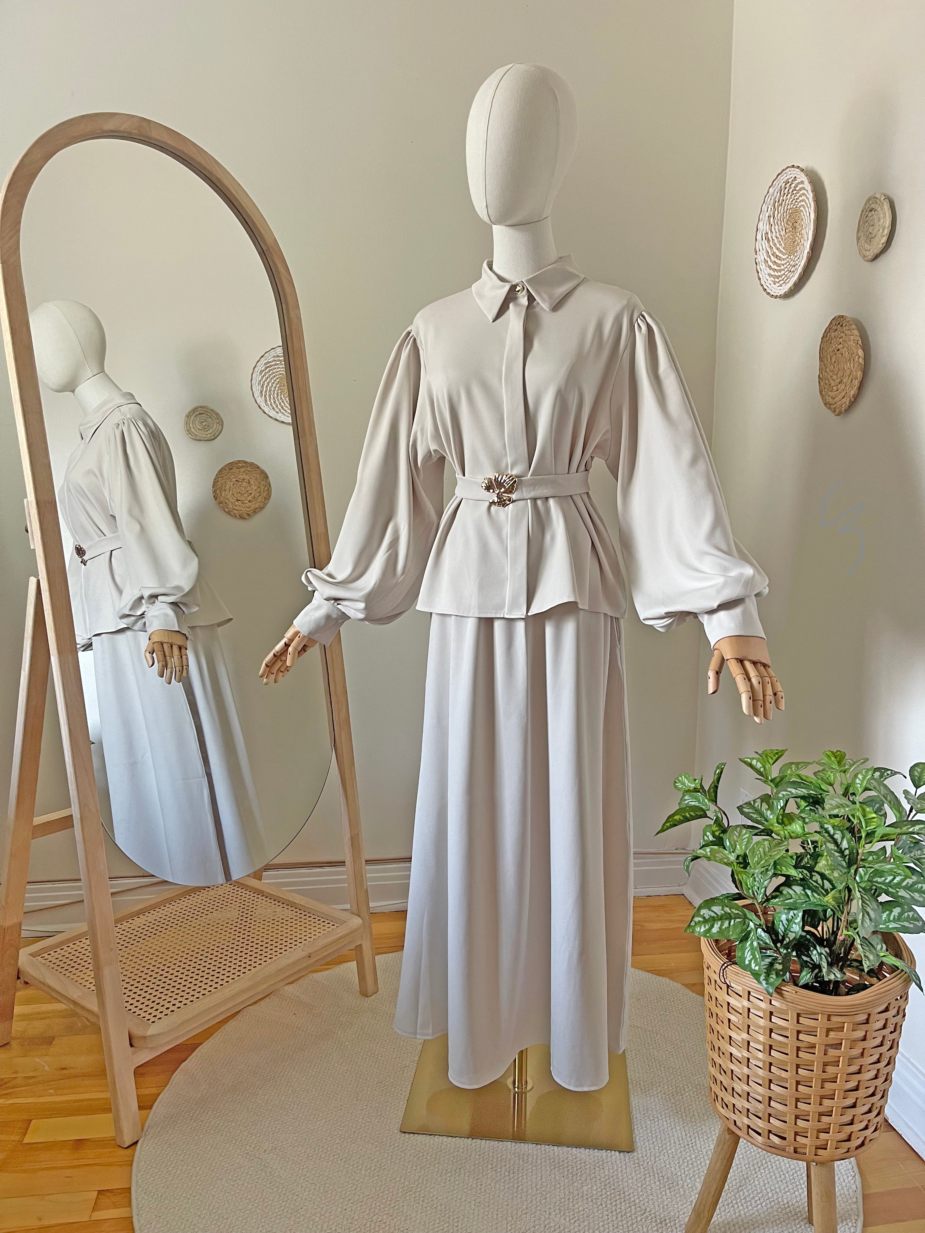 Crepe Skirt Set