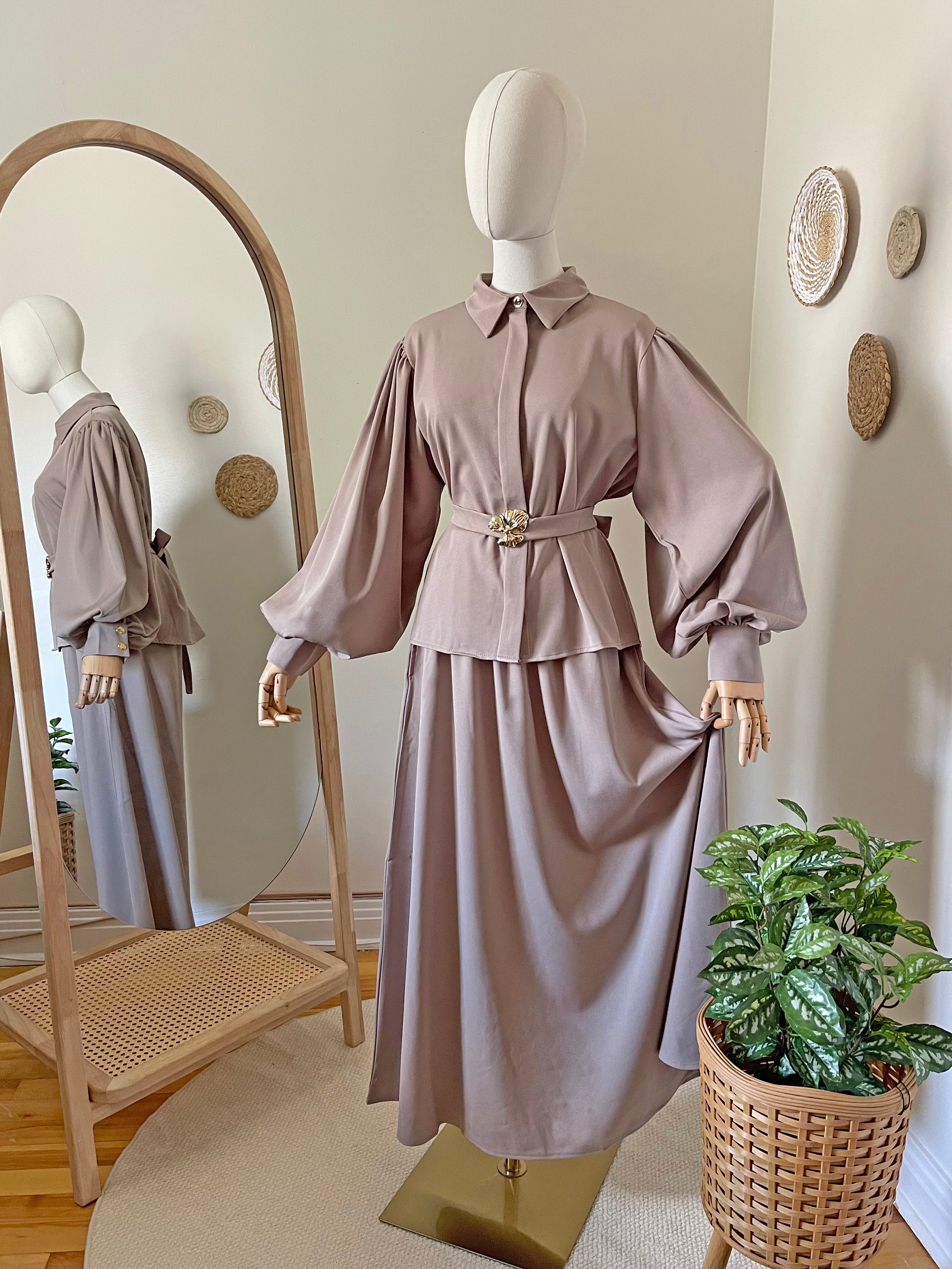 Crepe Skirt Set