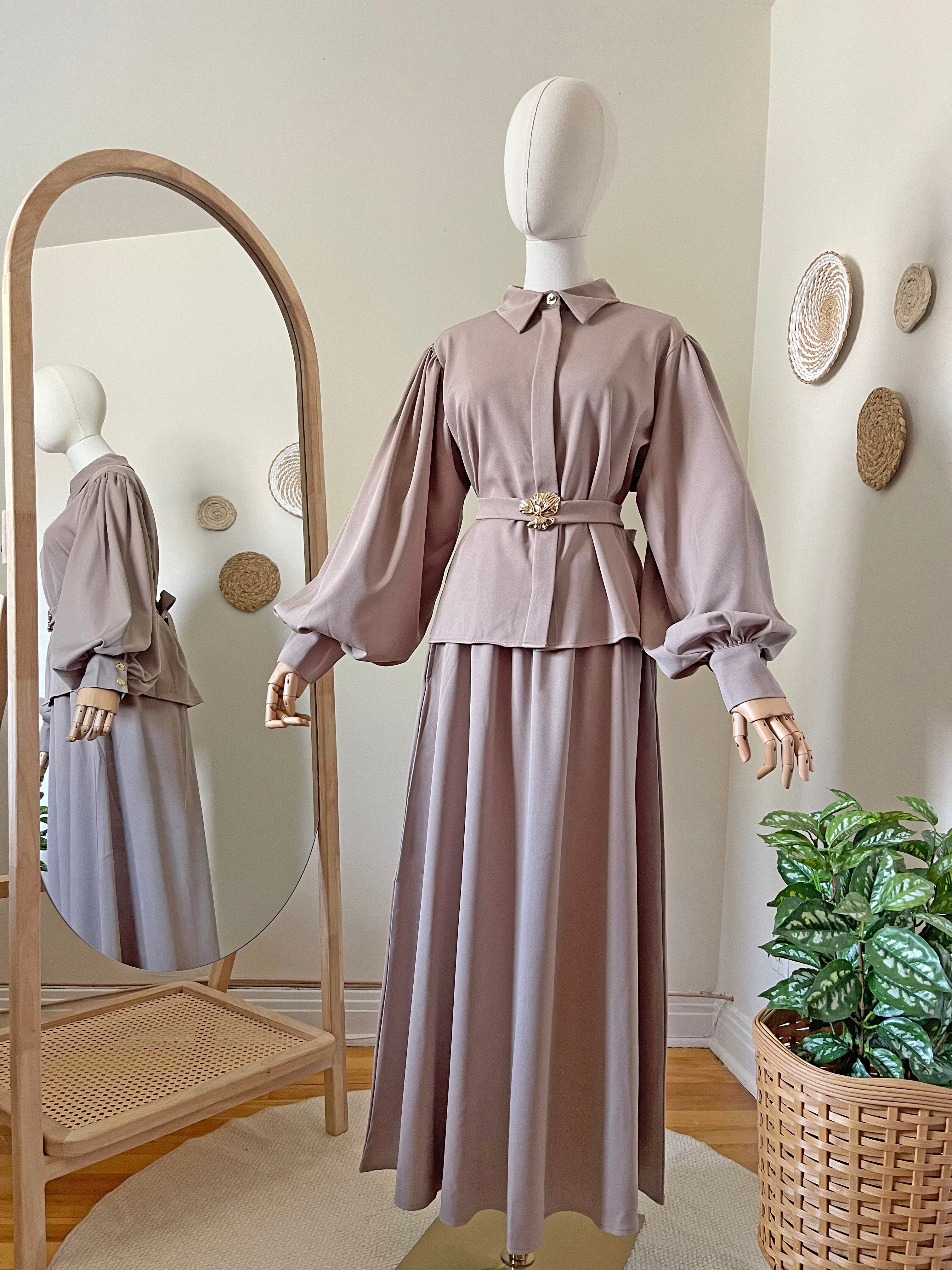 Crepe Skirt Set