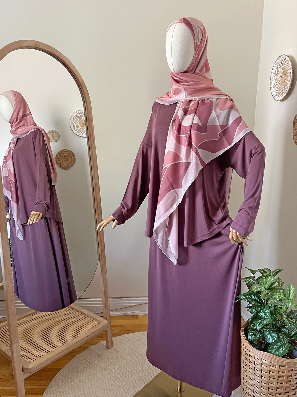 Basic Oysho Skirt Set