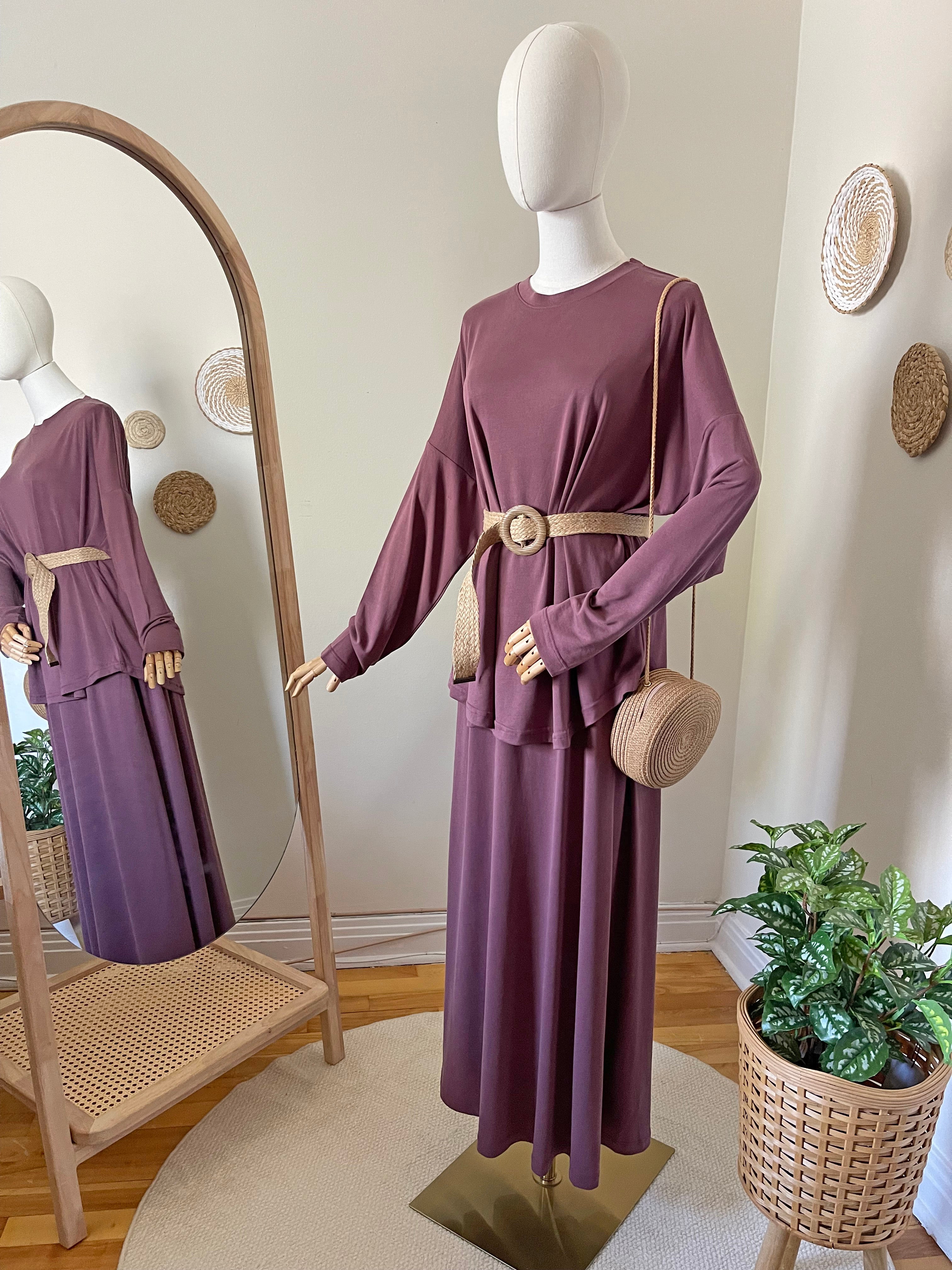 Basic Oysho Skirt Set