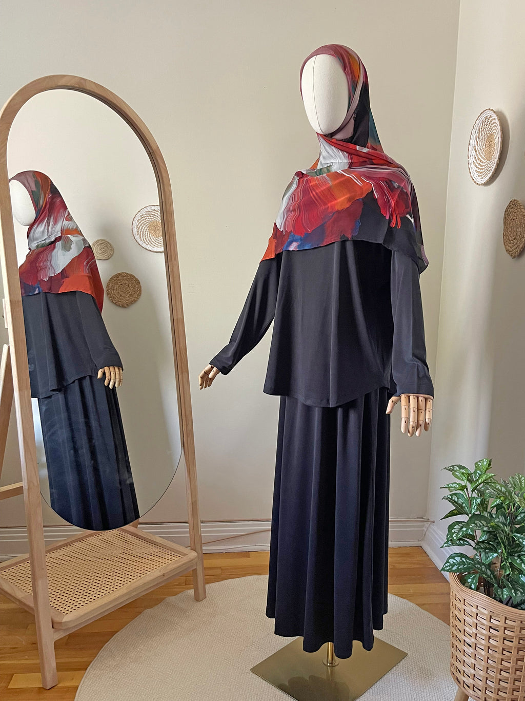 Basic Oysho Skirt Set