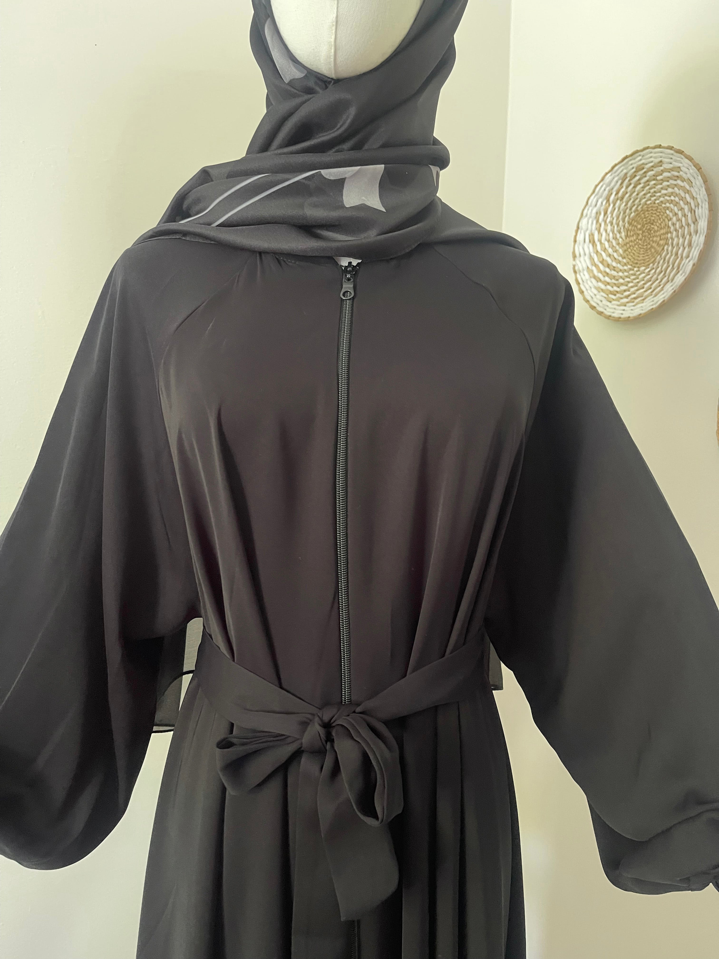 Silky Double Cloche Abaya
