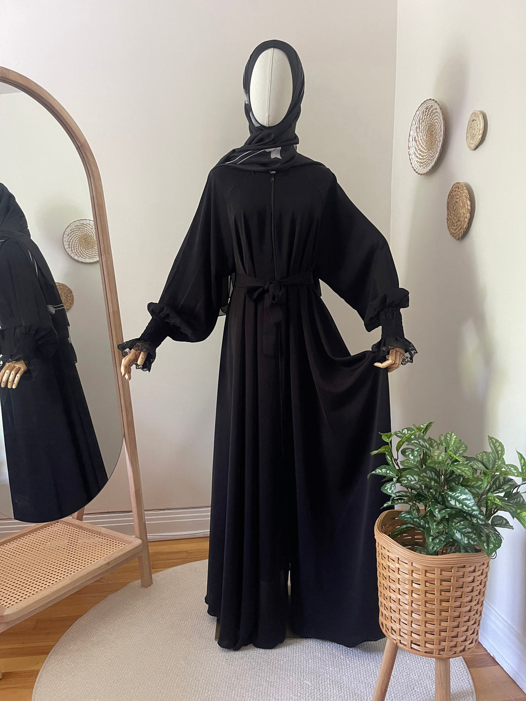 Silky Double Cloche Abaya