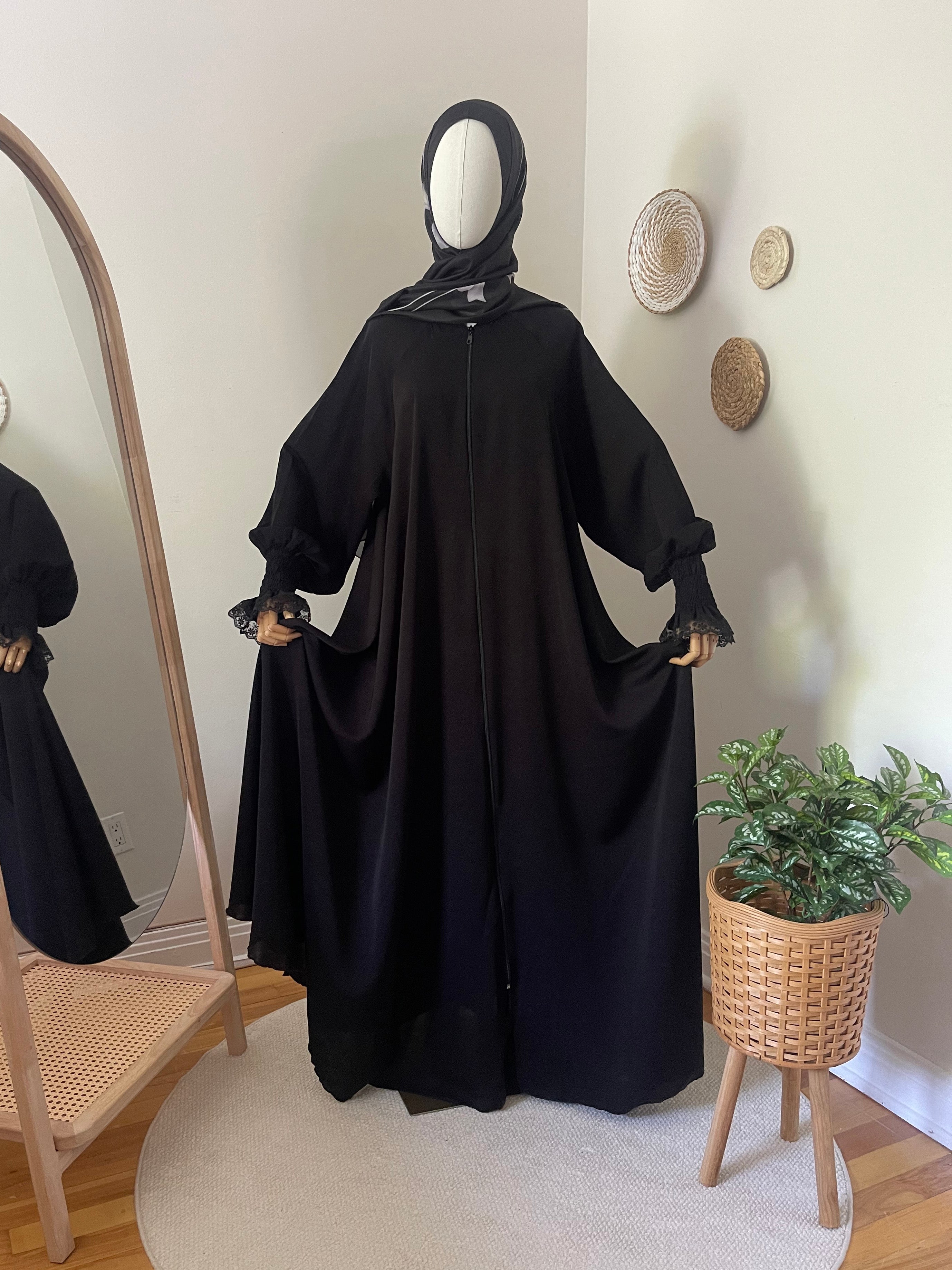 Silky Double Cloche Abaya