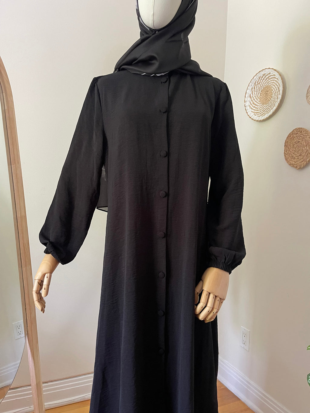 Buttoned Long Trouser Set