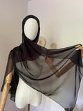 Plain Light Chiffon Shawl