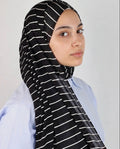 Stripe Jersey Hijab