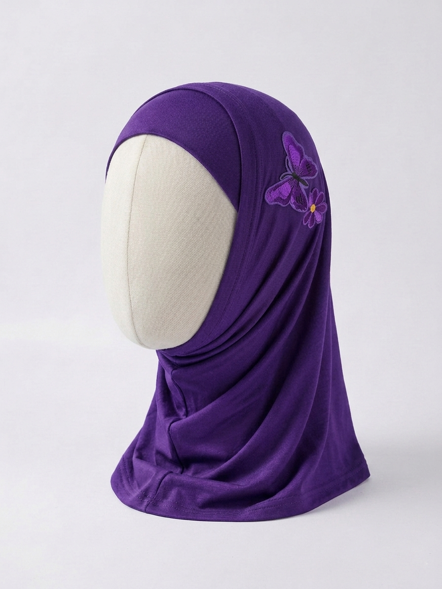 2-Piece Kids Cotton Hijab