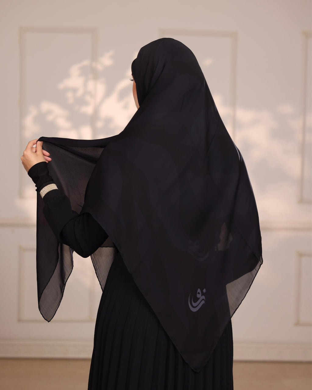 Plain Pure Silk Echarpe