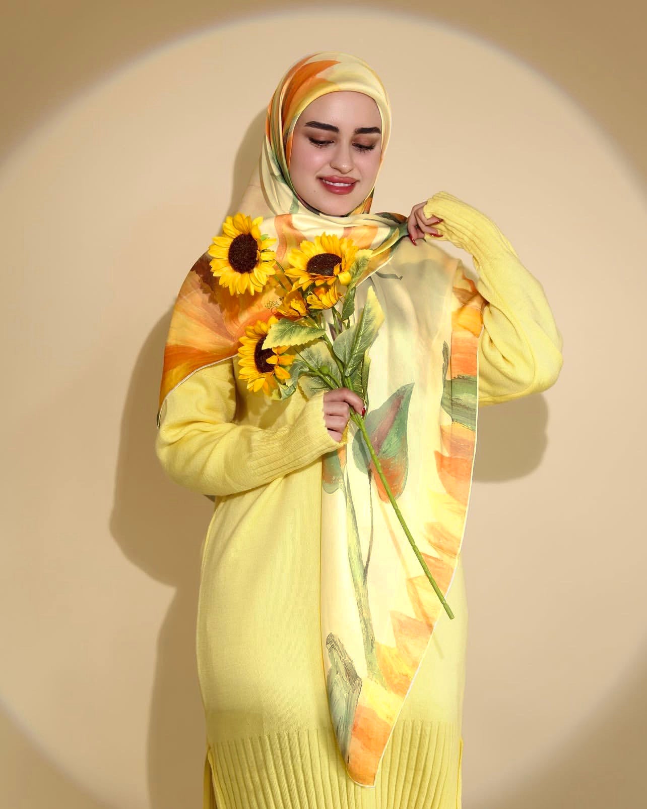 Sunflower Pure Silk Echarpe